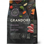 Беззерновой корм с живыми пробиотиками GRANDORF Fresh Adult MEDIUM & MAXI Duck & Sweet Potato (Свежее мясо утки с бататом для собак средних и крупных пород)